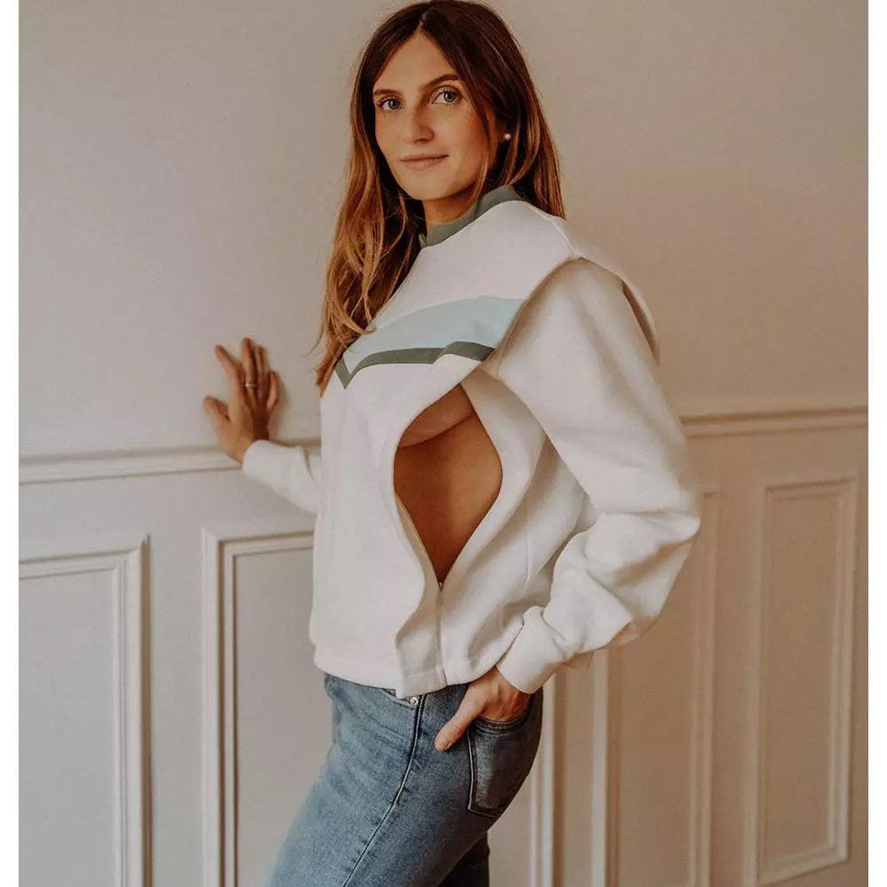 Sweat-shirt d'allaitement Chloé - Milky Hour